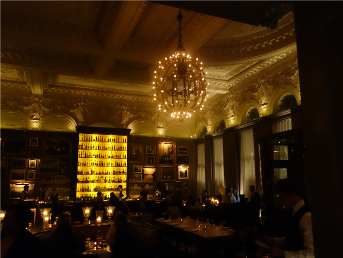 Review of London British restaurant Berners Tavern by Andy Hayler in